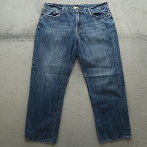 Lucky Brand Jeans Mens 38x32 Blue Vintage Fit Straight Medium Wash Timeworn
